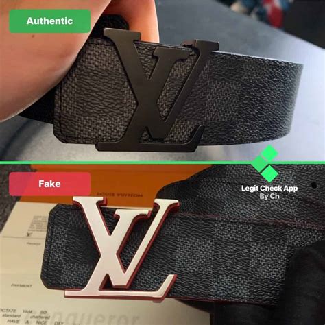 louis vuitton belt buckle real vs fake|how to check if louis vuitton is real.